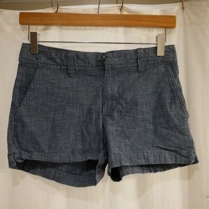 GAP Size 00 Chambray Shorts